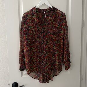 Free People Multicolor  Shirt large
